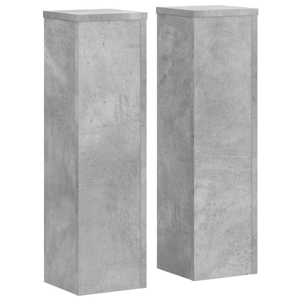 VIDAXL - Aufbau 2 Stück 17x17x60 cm Verarbeitung Holzbetonpreis