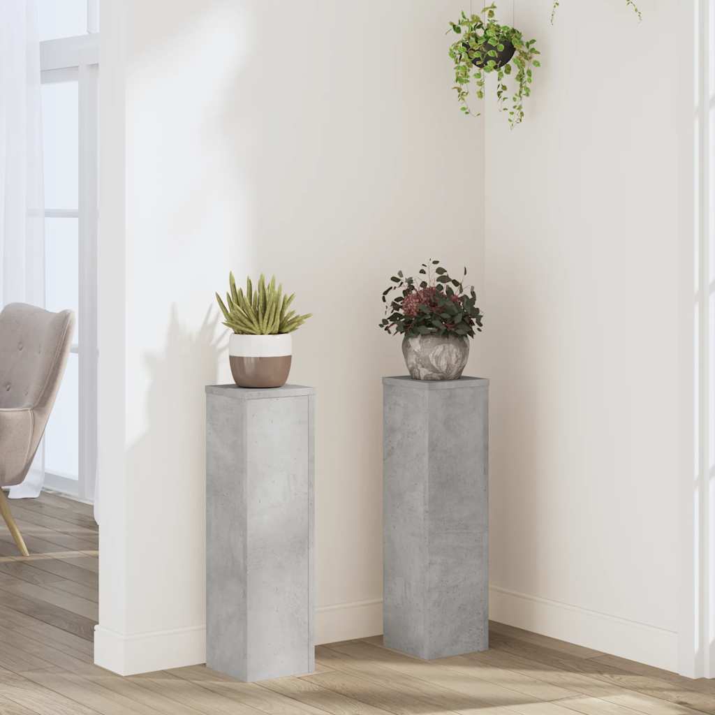 VIDAXL - Aufbau 2 Stück 17x17x60 cm Verarbeitung Holzbetonpreis