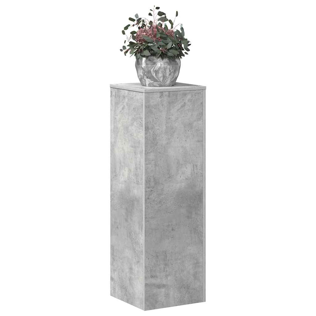 VIDAXL -Pflanzenstandard 33x33x100 cm verarbeiteter Holzbetonglas