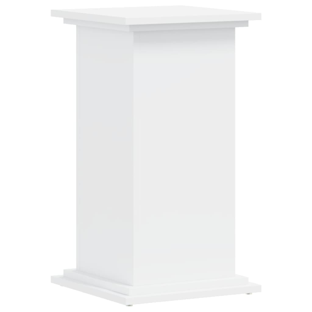 VIDAXL -Flanzenstandard 33x33x60 cm verarbeitetes Holz weiß