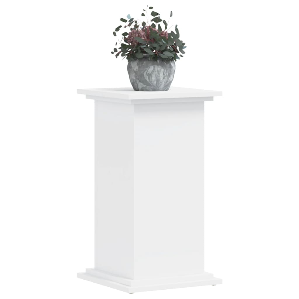 VIDAXL -Flanzenstandard 33x33x60 cm verarbeitetes Holz weiß