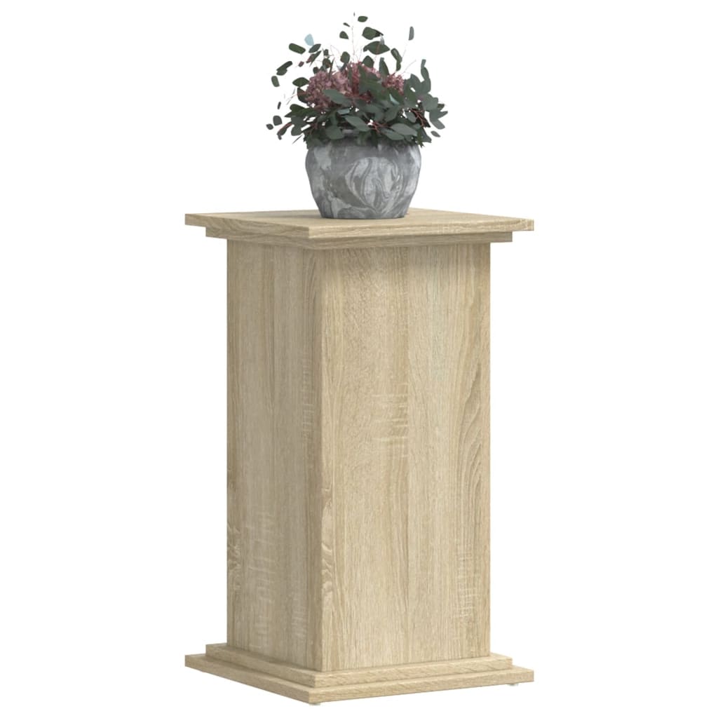 VIDAXL -Planzenstandard 33x33x60 cm verarbeitetes Holz Sonoma Eich
