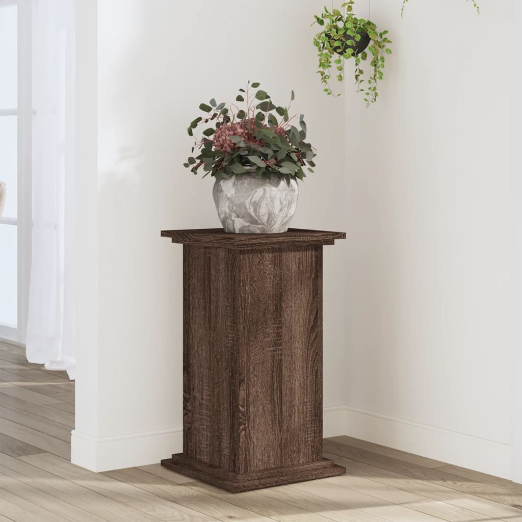 VIDAXL -Planzenstandard 33x33x60 cm verarbeiteter Holzbraun -Eichen -Eichen