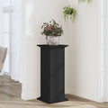 Vidaxl plantenstandaard 33x33x80 cm bewerkt hout zwart