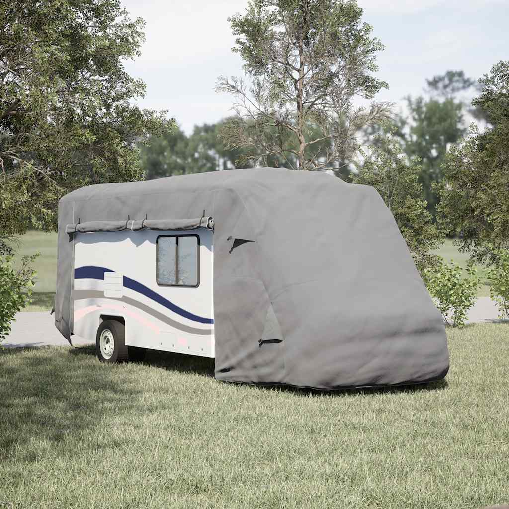 VidaXL Wohnmobil-Abdeckungen 660x235x275 cm, Vliesstoff, Grau