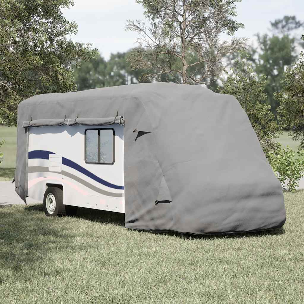 VidaXL Wohnmobil-Abdeckungen 660x235x275 cm, Vliesstoff, Grau