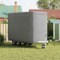 Vidaxl paardentrailerhoes 334x148x230 cm vliesvlies grijs