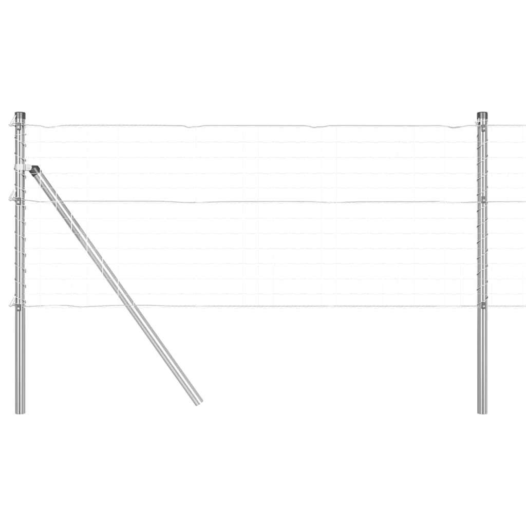 Vidaxl afrasteringspaal 26 pcs grijs 3,2 x 3,2 x 120 cm