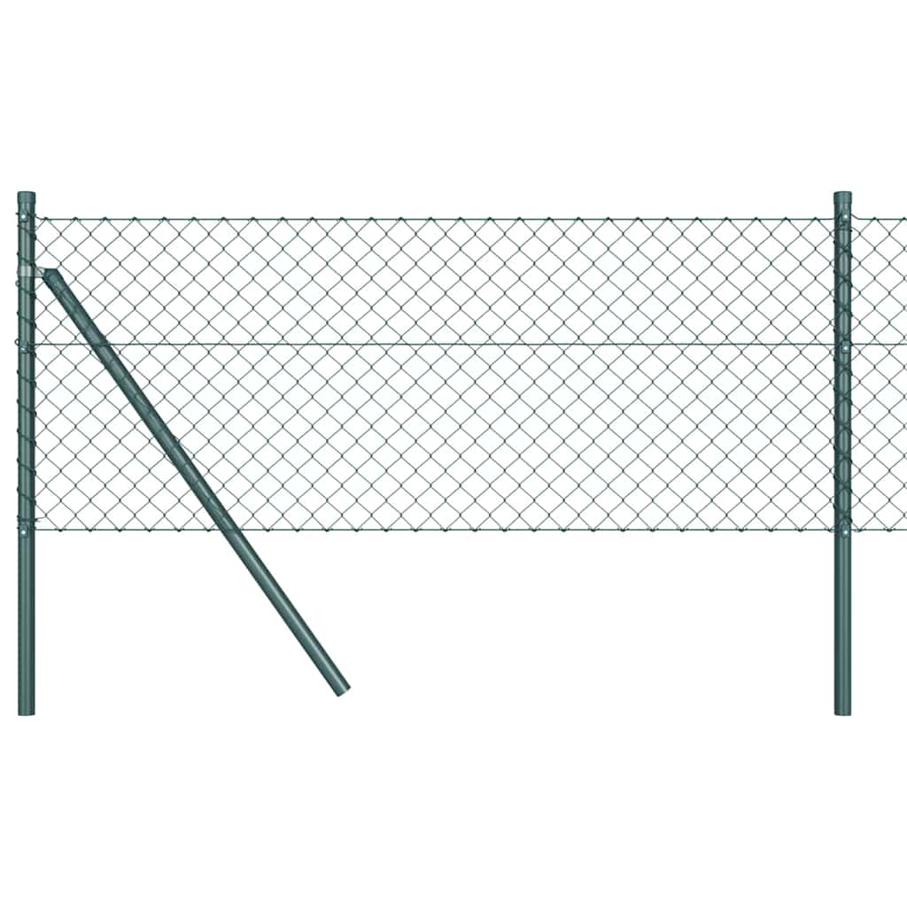 Vidaxl afrasteringspaal groen 10 x 0,4 m (40 x 40 mm gaas)