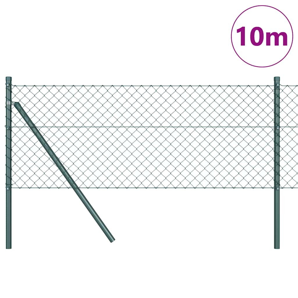 Vidaxl afrasteringspaal groen 10 x 0,6 m (40 x 40 mm gaas)