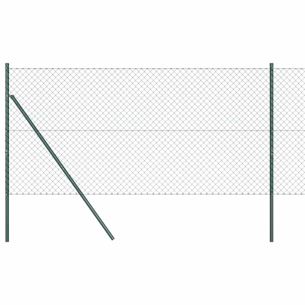 Vidaxl afrasteringspaal groen 10 x 1,2 m (40 x 40 mm gaas)