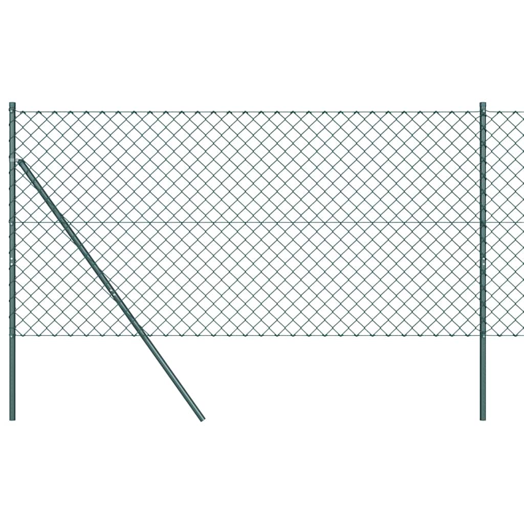 Vidaxl afrasteringspaal groen 10 x 1,4 m (60 x 60 mm gaas)