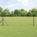 Vidaxl afrasteringspaal grijs 10 x 0,4 m (60 x 60 mm gaas)