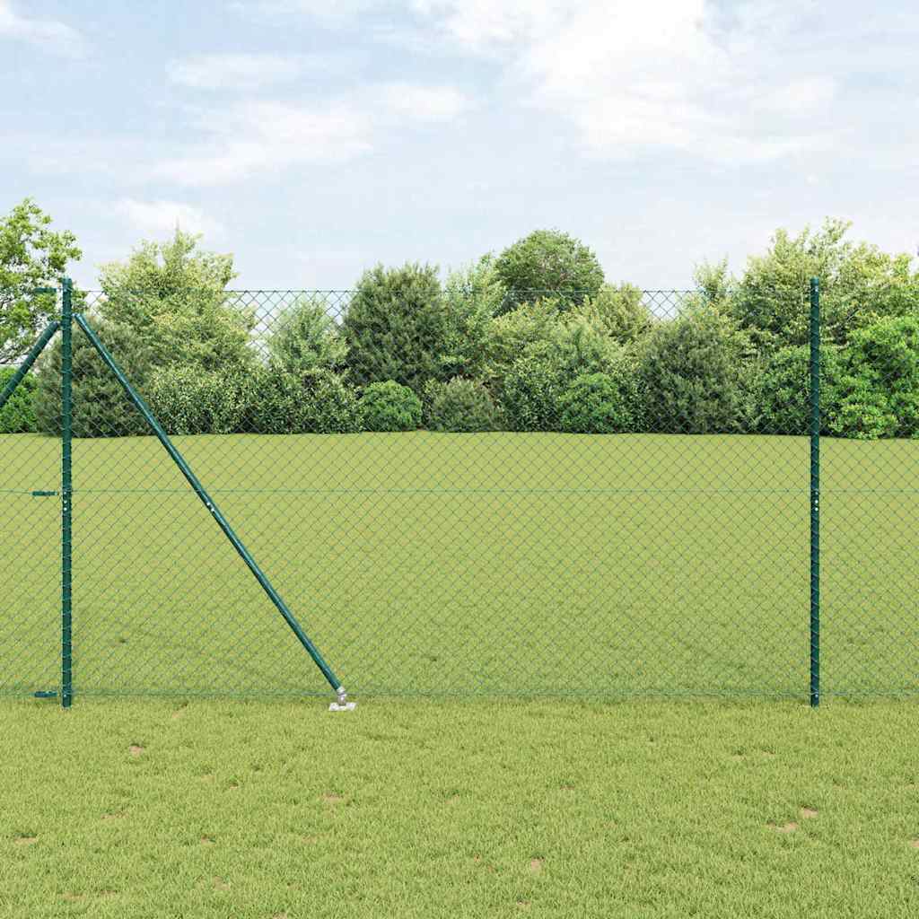 Vidaxl afrasteringspaal groen 10 x 1,5 m (60 x 60 mm gaas)