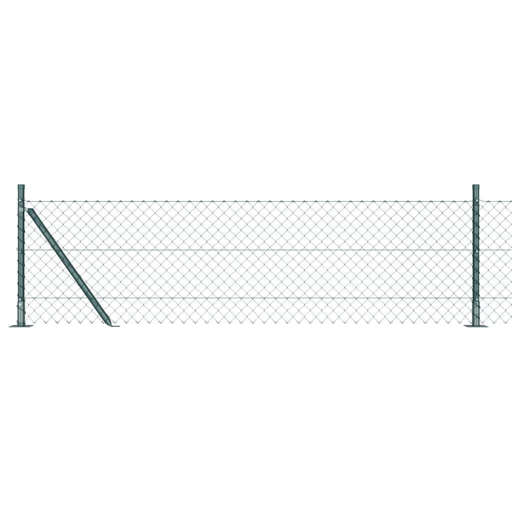 Vidaxl afrasteringspaal groen 10 x 0,6 m (40 x 40 mm gaas)