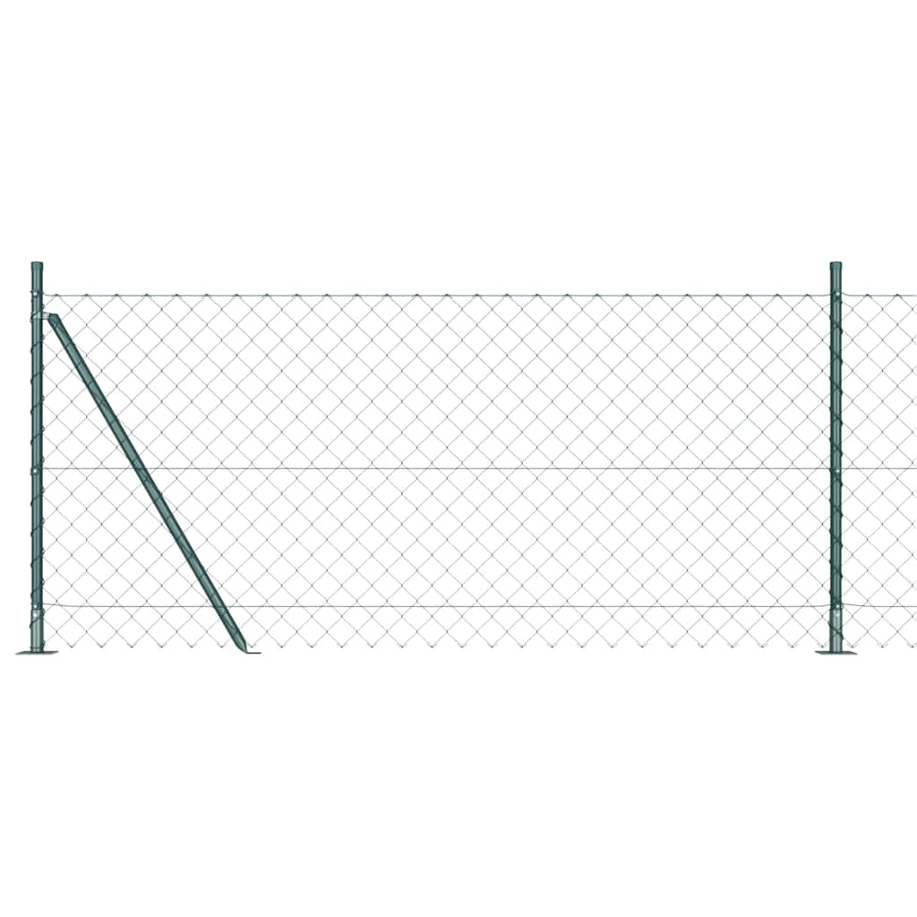 Vidaxl afrasteringspaal groen 10 x 0,8 m (60 x 60 mm gaas)