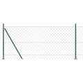Vidaxl afrasteringspaal groen 10 x 1 m (60 x 60 mm gaas) staal en pvc