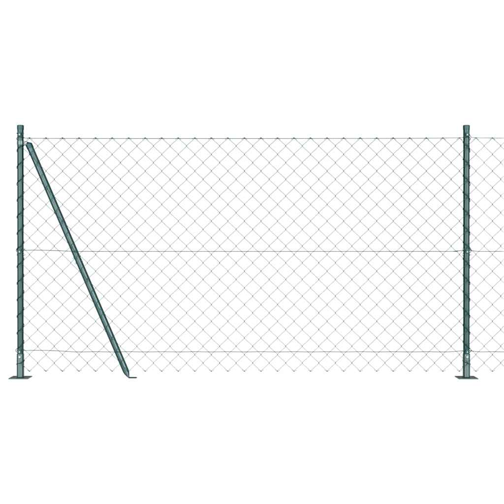 Vidaxl afrasteringspaal groen 10 x 1,2 m (60 x 60 mm gaas)