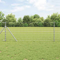 Vidaxl afrasteringspaal gegalvaniseerd 25 x 0,8 m staal