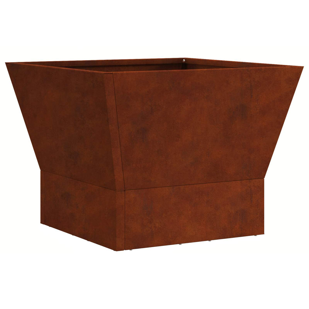 Vidaxl vuurkorf bruin 40 x 40 x 35 cm cortenstaal