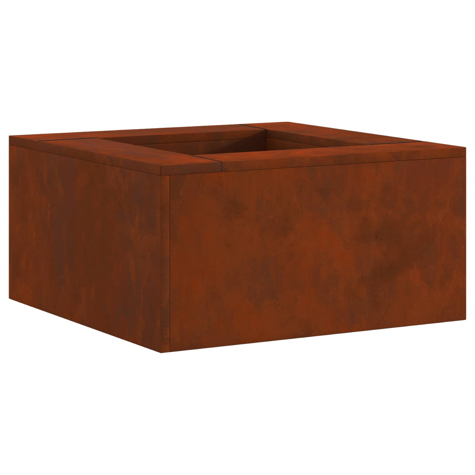 Vidaxl vuurkorf bruin 80 x 80 x 40 cm cortenstaal