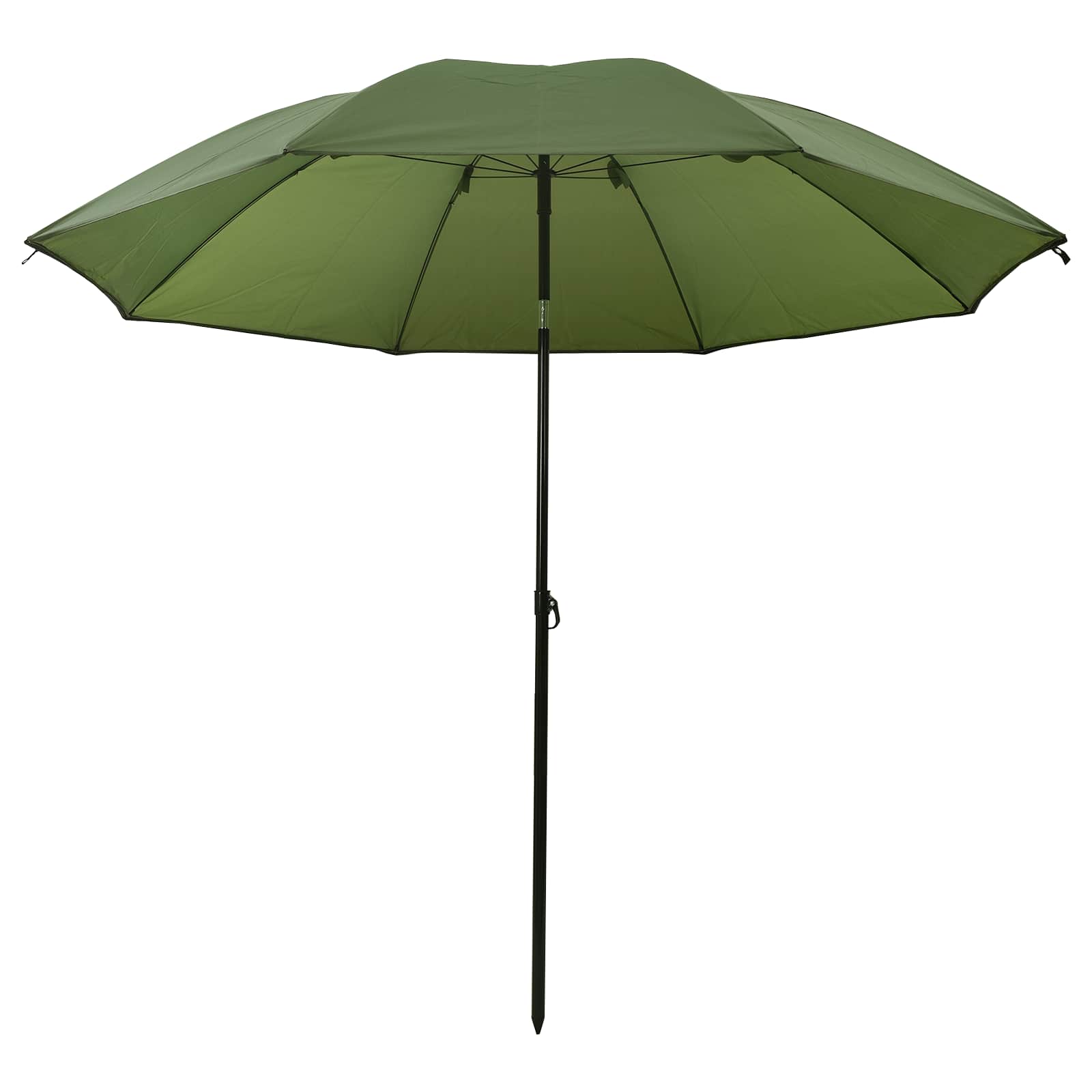 Vidaxl vis paraplu geel leger 240 x 210 cm oxford polyester