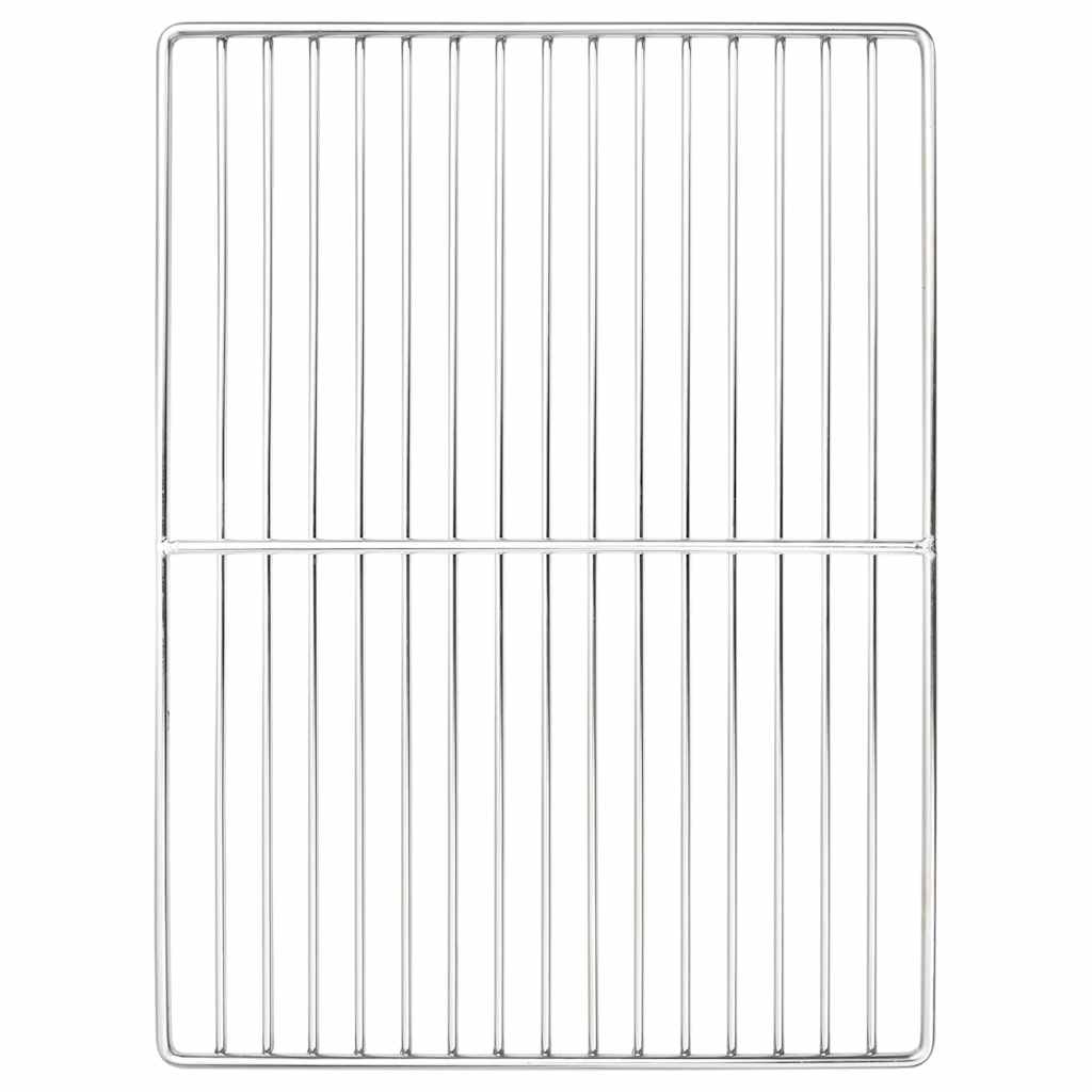Vidaxl grillrooster 40 x 30 cm roestvrij staal zilver