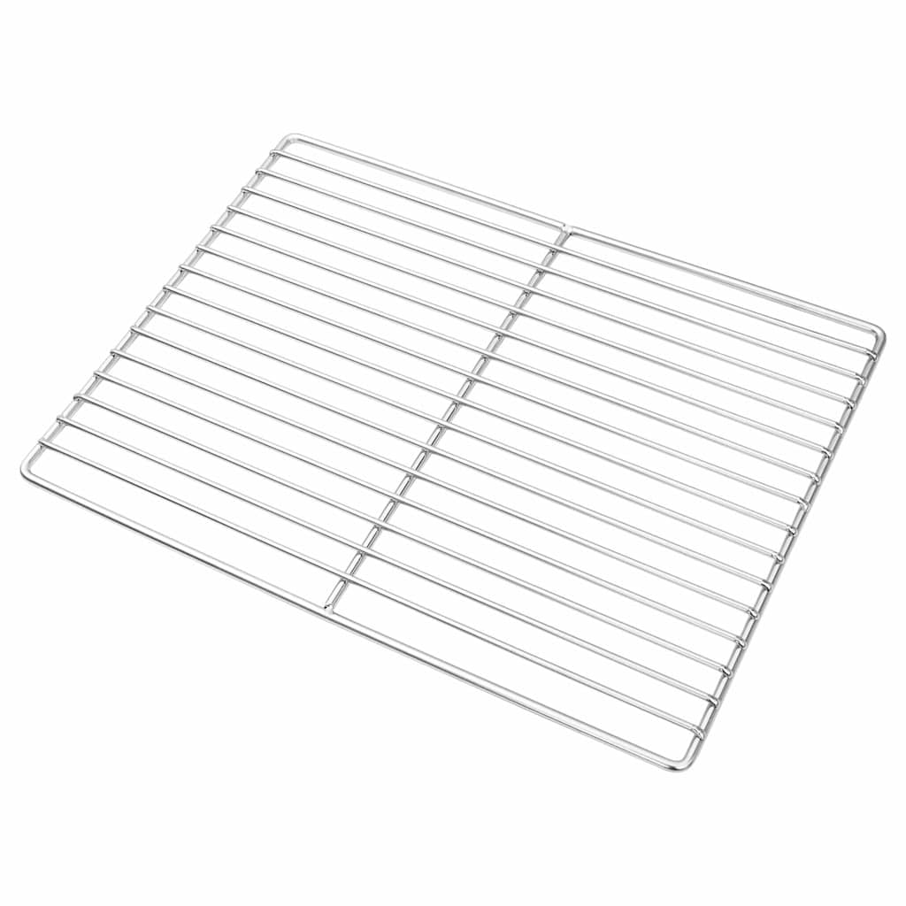 Vidaxl grillrooster 40 x 30 cm roestvrij staal zilver