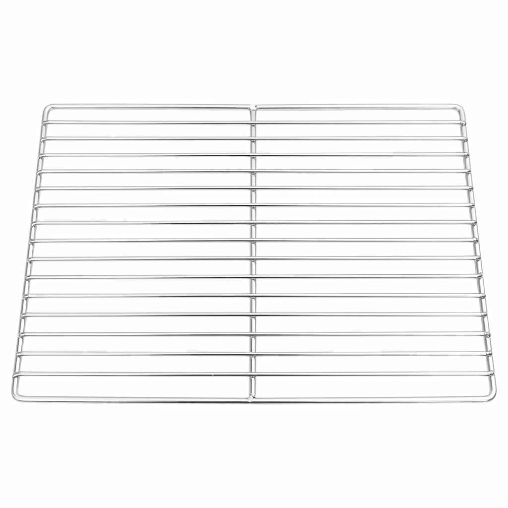 Vidaxl grillrooster 40 x 30 cm roestvrij staal zilver