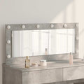 Vidaxl schmink spiegel rechthoekig beton grijs 100 x 45 x 18 cm