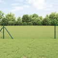 Vidaxl afrasteringspaal grijs 50 x 0,4 m (13 mm gaas) staal en pvc