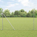 Vidaxl afrasteringspaal zilver 10 x 1,6 m (36 mm gaas) staal