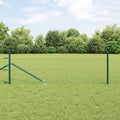 Vidaxl afrasteringspaal groen 25 x 0,4 m (36 mm gaas) staal en pvc