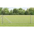 Vidaxl afrasteringspaal zilver 25 x 0,6 m (25 mm gaas) staal