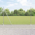 Vidaxl afrasteringspaal zilver 10 x 1,4 m (36 mm gaas) staal