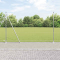 Vidaxl afrasteringspaal zilver 10 x 1,5 m (50 mm gaas) staal