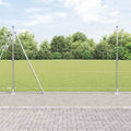 Vidaxl afrasteringspaal zilver 10 x 1,6 m (50 mm gaas) staal