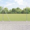 Vidaxl afrasteringspaal zilver 25 x 1,4 m (25 mm gaas) staal