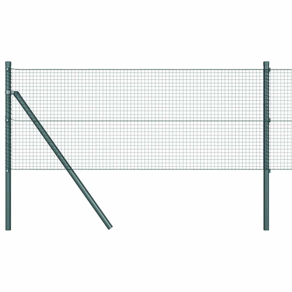 Vidaxl afrasteringspaal groen 10 x 0,4 m (19 x 19 mm gaas)