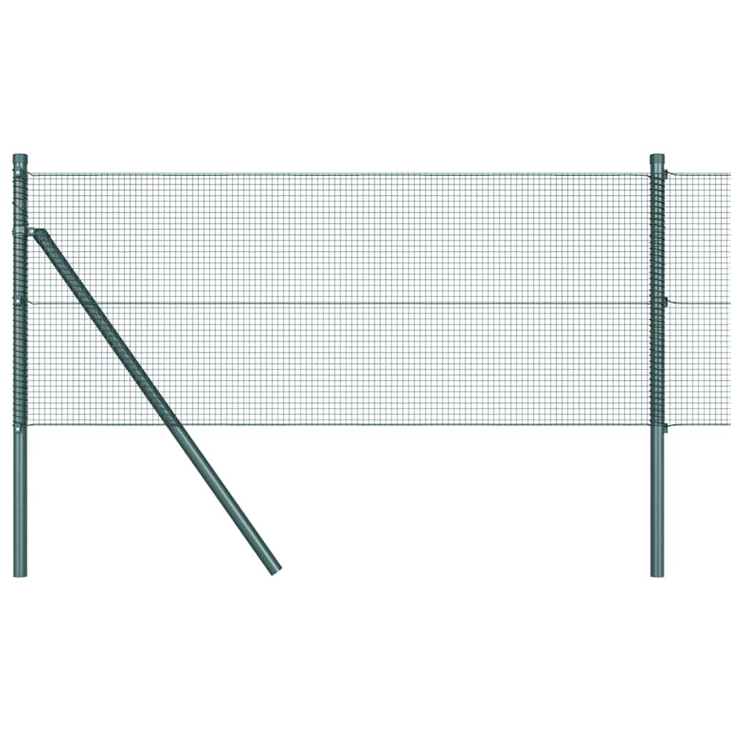 Vidaxl afrasteringspaal groen 10 x 0,6 m (12 x 12 mm gaas)