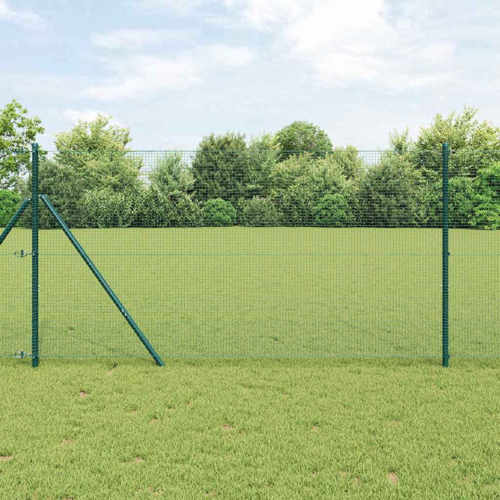 Vidaxl afrasteringspaal groen 10 x 1,2 m (16 x 16 mm gaas)