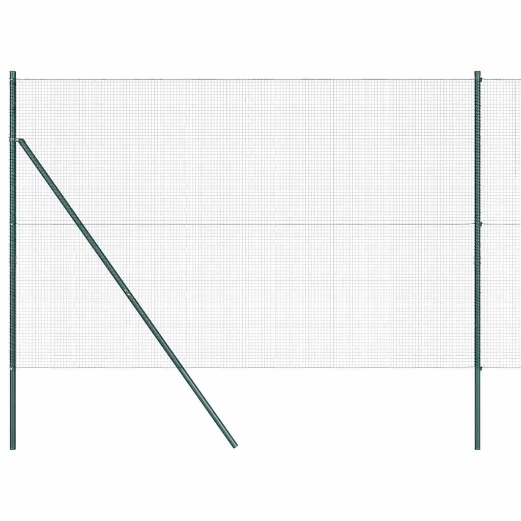 Vidaxl afrasteringspaal groen 10 x 1,5 m (16 x 16 mm gaas)