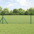 Vidaxl afrasteringspaal groen 25 x 0,5 m (12 x 12 mm gaas) staal
