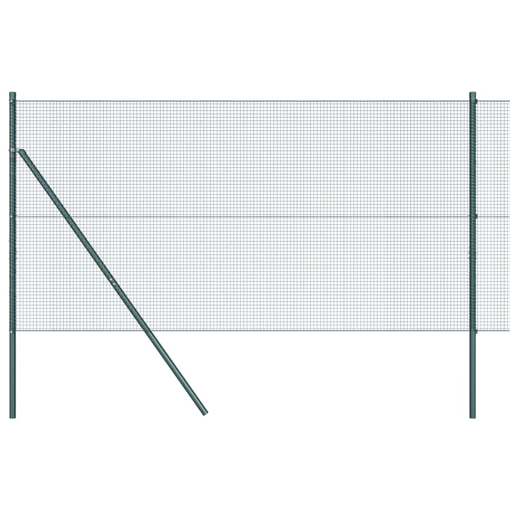 Vidaxl afrasteringspaal groen 25 x 1,2 m (16 x 16 mm gaas)