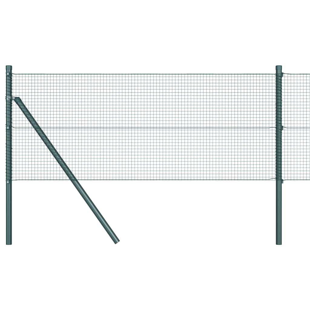 Vidaxl afrasteringspaal groen 50 x 0,4 m (16 x 16 mm gaas)