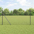 Vidaxl afrasteringspaal grijs 10 x 1,4 m (19 x 19 mm gaas)