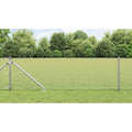 Vidaxl afrasteringspaal zilver 10 x 0,5 m (19 x 19 mm gaas) staal