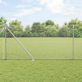 Vidaxl afrasteringspaal zilver 10 x 1 m (16 x 16 mm gaas) staal