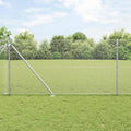 Vidaxl afrasteringspaal zilver 10 x 1,2 m (16 x 16 mm gaas) staal