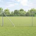 Vidaxl afrasteringspaal zilver 10 x 1,4 m (19 x 19 mm gaas) staal